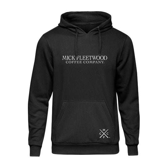 Mick Fleetwood Coffee Company Black Cotton Hooded Sweatshirt